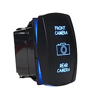 Rocker switch 6B11B2 12V FRONT CAMERA REAR CAMERA Laser LED blue on-off-on 12V (Green)