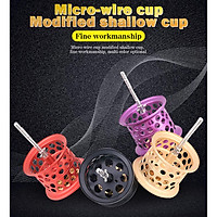 Fishing Reel Spool Micro-wire Cup Modified Shallow Full Metal Baitcasting Accessory