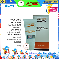 SỮA RỬA MẶT HOLY CARE - BRIGHTENING FACIAL CLEANSING CREAM - SẠCH SÂU TRÊN BỀ MẶT DA 120ml