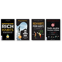 Combo 4 Cuốn Sách Hay Thay Đổi Thói Quen Để Trở Nên Giàu Có  ( tặng kèm iring siêu d