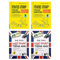 COMBO 2 quyển sách Giải thích ngữ pháp tiếng anh - Mindmap English Grammar Ngữ pháp tiếng Anh bằng sơ đồ tư duy