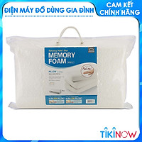 Gối Memory Foam 50D Hình Cong Lock&Lock HLW111 (50 x 30 cm) - Trắng