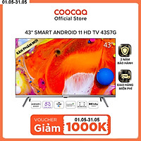 Smart TV Full HD Coocaa 43 Inch Wifi - 43S7G - Android 11 - Viền mỏng - Hàng chính hãng
