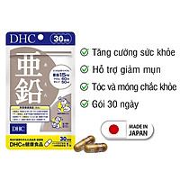 Viên uống bổ sung kẽm DHC Nhật Bản thực phẩm chức năng Zinc giúp ăn ngon miệng, dưỡng tóc và móng khỏe, giảm mụn, hỗ trợ sinh lý nam 30 ngày JN-DHC-ZIN30