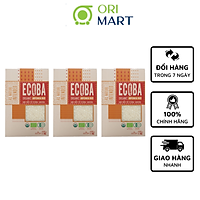 Combo 3 Gạo Hữu Cơ Ecoba Sakura - Ecoba Organic Japonica Rice 1kg