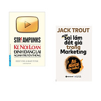 Combo 2 cuốn sách: Kẻ Nổi Loạn Định Dạng Lại Ngành Truyền Thông + Những Sai Lầm Đắt Giá Trong Marketing