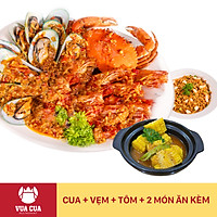 Vua Cua - Voucher Combo Cua , Vẹm & Tôm