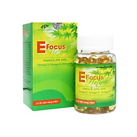 Viên Uống Vitamin E Efocus Natural – Cung Cấp Vitamin E, Omega 369, Vitamin A, Vitamin D3, EPA, DHA Phù Hợp Cho Mọi Đối Tượng Phụ Nữ,Nam Giới, Bà Bầu, Người Già