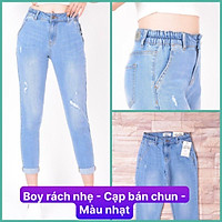 Quần Jean Nữ Boyfriend Xuất Khẩu Cao Cấp