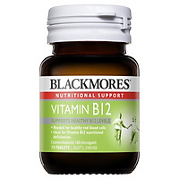 Viên uống vitamin Blackmores Vitamin B12 (Cyanocobalamin) 100mcg 75 Tablets