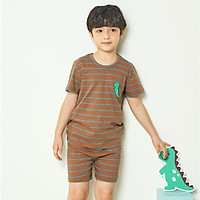 Bộ đồ ngắn tay mặc nhà cotton mịn cho bé trai U3028 - Unifriend Hàn Quốc, Cotton Organic