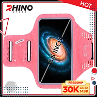Bao, Túi đựng Điện Thoại tới 6.5 Inch Đeo tay chạy bộ ,Tập thể dục Rhino B101 Kháng nước, chống thấm, có thể cắm tai nghe phù hợp điện thoại Samsung, Iphone, Sony, Xiaomi,... - Hàng chính hãng