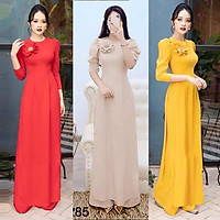 Áo dài cách tân bông hoa AD1310