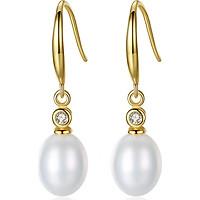 Bông Tai Ngọc Trai Cao Cấp B1932 Cỡ Hạt 11x13 Ly Bảo Ngọc Jewelry