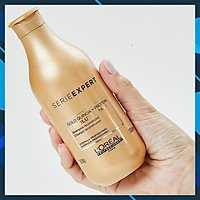 Dầu gội cho tóc hư tổn L'ORÉAL Serie Expert Gold Quinoa + Protein Absolut Repair Instant resurfacing shampoo 300ml - Chính hãng