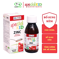 SPECIAL KID ZINC - Siro Bổ sung Kẽm -Hỗ trợ tăng cường sức đề kháng cho trẻ - Tác dụng tập trung - Nhập khẩu Pháp (125ml)