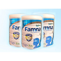 Bộ 3 lon sữa Famna step 4 850g - Đề kháng khoẻ, tiêu hoá tốt, bé cao lớn và thông minh - Hàng chính hãng của NutiFood