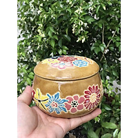 Hủ mứt Bách Hoa gốm sứ Nam bộ