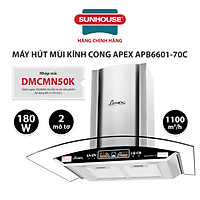 Máy hút mùi kính cong Sunhouse Apex APB6601-70C - Hàng chính hãng
