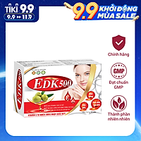 Viên Uống Bổ Sung Vitamin E EDK500 - Giúp Tăng Cường Chống Oxy Hóa, Trẻ Hóa Và Làm Đẹp Da