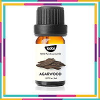 Tinh dầu Trầm Hương Kobi Agarwood essential oil giúp trấn tĩnh, kháng khuẩn, hỗ trợ thiền định hiệu quả - 5ml