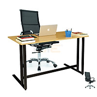 Bộ Bàn Oak-U Đen Và Ghế Đen IBIE IB16A