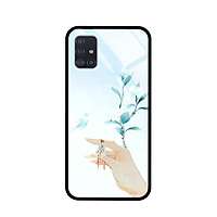 Ốp Lưng Điện Thoại SAMSUNG GALAXY A51 - Mặt Lưng Kính Cường Lực - 9427 BT03 - Hàng Chính Hãng