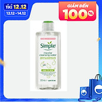 Nước Tẩy Trang Simple Micellar Cleansing Water 200ml