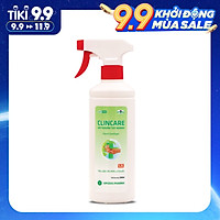 Xịt sát khuẩn tay nhanh khô và bề mặt vật dụng Clincare SH 500ml