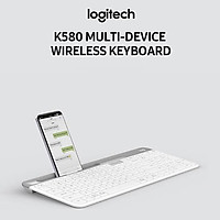 Bàn phím không dây Bluetooth Logitech K580 - Hàng chính hãng