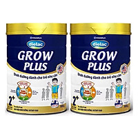 COMBO 2 HỘP SỮA BỘT DIELAC GROW PLUS (XANH) 2+ 900G (CHO TRẺ TỪ 2 - 10 TUỔI)