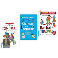 Sách - Combo Cẩm Nang Con Trai + Bạn Trai Tháo Vát + Giải Ngố Cho Con Trai - First News