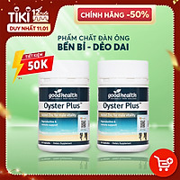 Combo 2 Hộp Tinh Chất Hàu Goodhealth Oyster Plus 30 Viên - Giúp Tăng Cường Sinh Lý - Cải Thiện Chất Lượng Tinh Trùng - Hàng Chính Hãng New Zealand