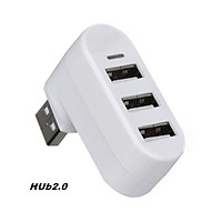 Hub USB 3.0 Adapter Xoay Tốc Độ Cao Ổ Đĩa U Đầu Đọc Bộ Chia 3 Cổng USB 2.0 Cho Máy Tính Máy Tính Xách Tay Máy Tính Mac mini Phụ Kiện