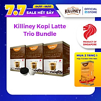 Combo 3 Hộp Viên Nén Cà Phê Latte Sữa Thơm Béo Killiney Kopi Latte - Tương Thích Máy Pha Cà Phê Dolce Gusto - (3 Hộp X 10 Viên)