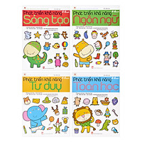 Combo Phát Triển Khả Năng Trí Tuệ Của Trẻ Qua Trò Chơi Dán Hình (Dành Cho Trẻ 4-6 Tuổi) - Trọn Bộ 4 Cuốn