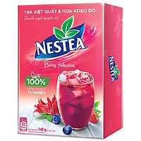 Trà NESTEA vị Việt Quất & Hoa Atiso Đỏ (Hộp 10 gói x 14g)