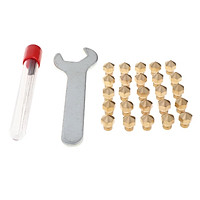3D Printer 0.2mm-1mm Nozzle ,0.2mm - 0.5mm Cleaning Needles,Wrench