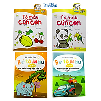 Sách Tô Màu Chi Tiết To cho Bé 2 - 6 Tuổi