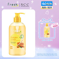 Gel tắm Fresh Organic Dưỡng ẩm vượt trội chiết xuất Mật ong Manuka hữu cơ 500g