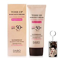 Kem chống nắng trang điểm Dabo Tone Up Base Sun Cream Hàn Quốc 70ml + Móc khoá