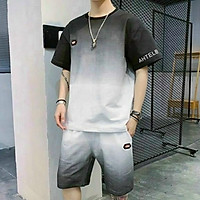 Đồ bộ nam nữ in logo chất vải thun lạnh in chuyển nhiệt co giãn 4 chiều