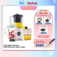 Máy xay ép trái cây đa năng Tefal BL42Q166 2 trong 1 1.25L (Trắng)