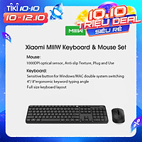 Bộ Bàn Phím Và Chuột Không Dây Xiaomi chống trượt dành cho Máy Tính Xách Tay (2.4GHz)