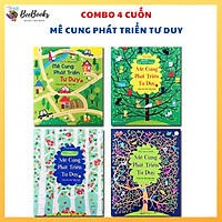 Sách Mê Cung Phát Triển Tư Duy bộ 4 cuốn theo độ khó tăng dần- Sách phát triển tư duy cho bé từ 3 tuổi càng chơi càng thông minh