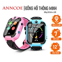 Đồng hồ thông minh định vị trẻ em Anncoe AV10 nghe gọi nhắn tin định vị từ xa phù hợp với trẻ từ 4 đến 14 tuổi có ngôn ngữ tiếng việt - Hàng Chính Hãng