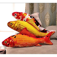 Gấu Bông Gối Ôm Hình Cá 3D , Cá Chép Cá Koi Nhồi Bông 3D