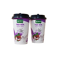 Cốc trà sữa trân châu khoai môn