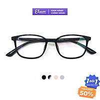 Gọng kính cận vuông Elmee nhựa dẻo kiểu dáng hàn quốc thời trang nam nữ E206