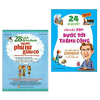 Combo Sách Kỹ Năng Làm Việc Hiệu Qủa: 28 Cách Để Trở Thành Người Phụ Nữ Giàu Có + 24 Bí Quyết Dẫn Dắt Bạn Tới Thành Công - Lời Nhắn Nhủ Từ Carnegie Dành Cho Thanh Thiếu Niên (Cẩm Nang, Bí Quyết Gặt Hái Thành Công - Tặng Kèm Bookmark Green Life)